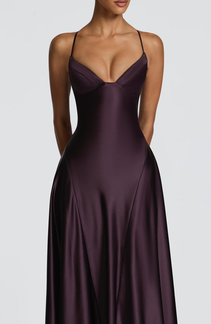 Vestido largo de verano Sophia Plum