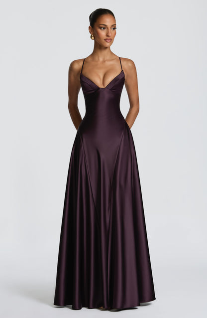 Vestido largo de verano Sophia Plum