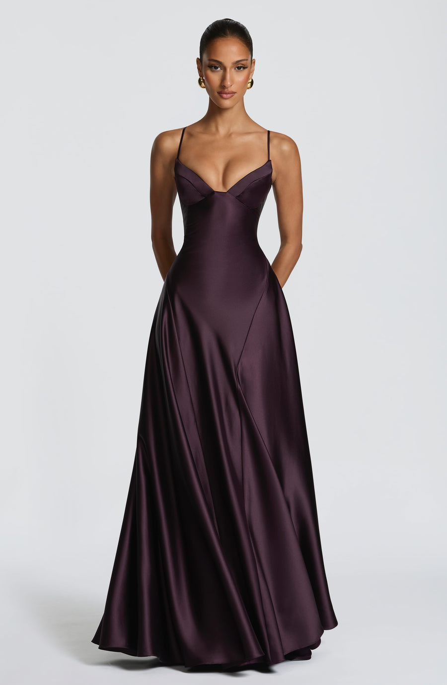 Vestido largo de verano Sophia Plum