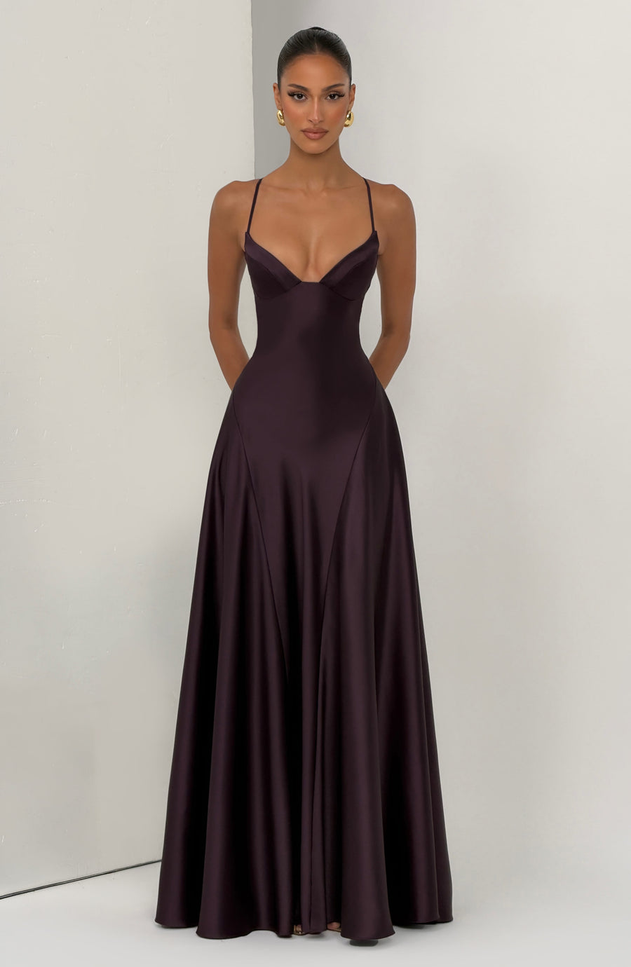 Vestido largo de verano Sophia Plum