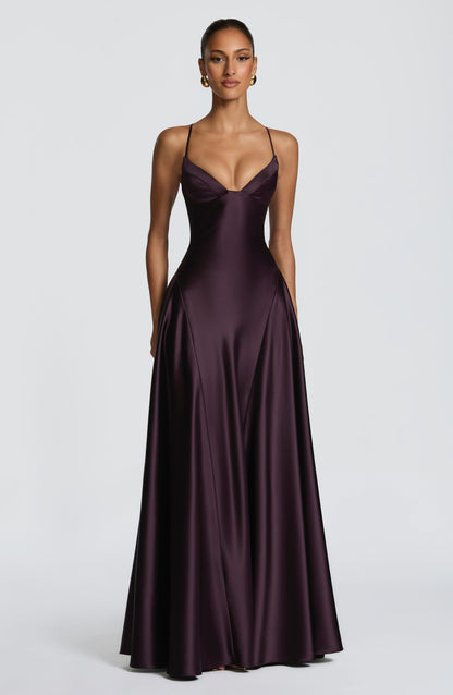 Vestido largo de verano Sophia Plum