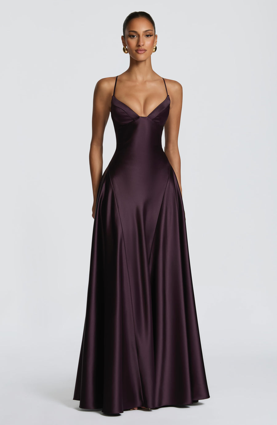 Vestido largo de verano Sophia Plum