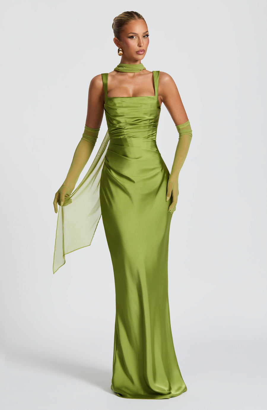 Pañuelo Sophia Olive para la moda de verano