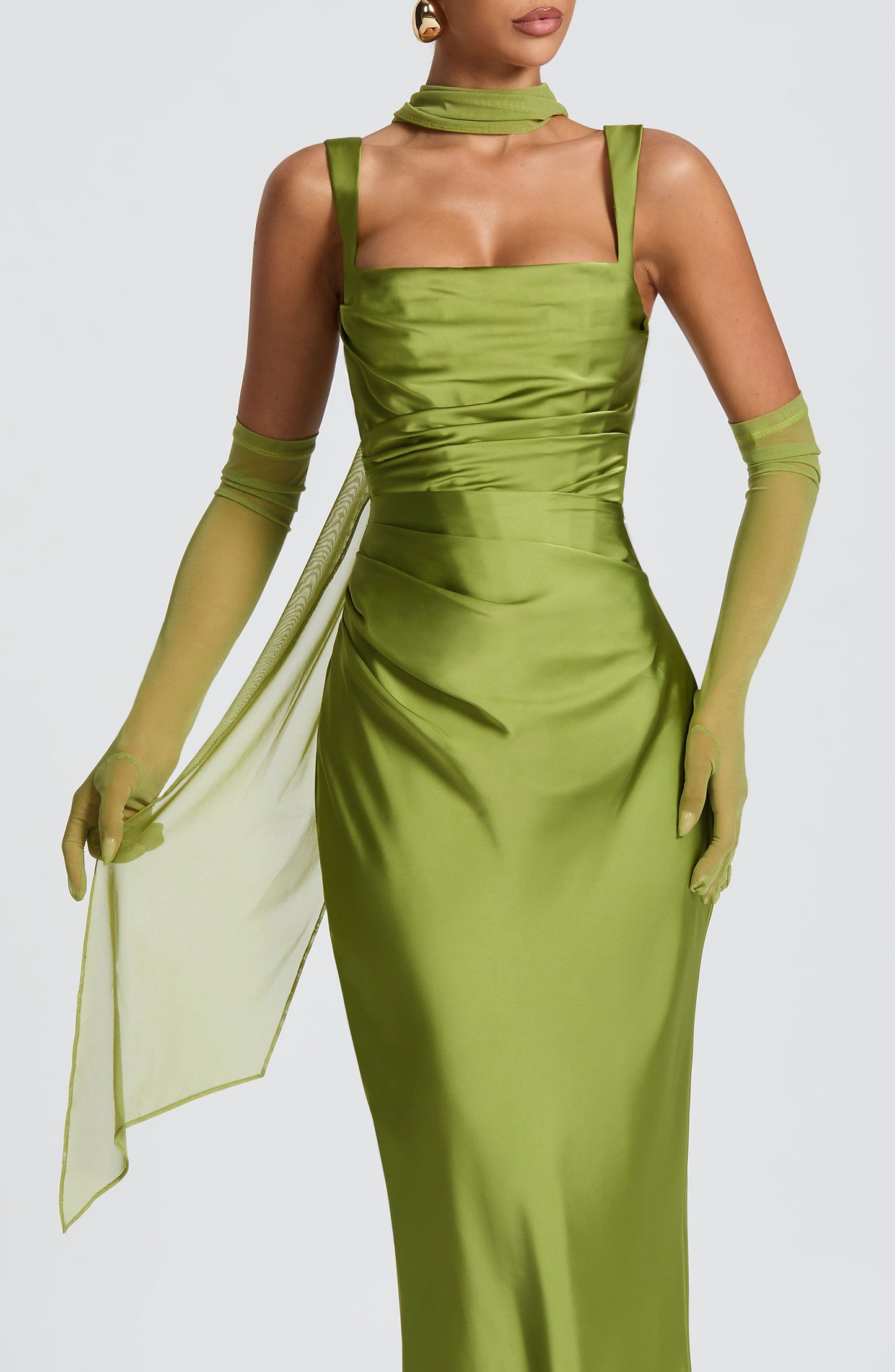 Pañuelo Sophia Olive para la moda de verano