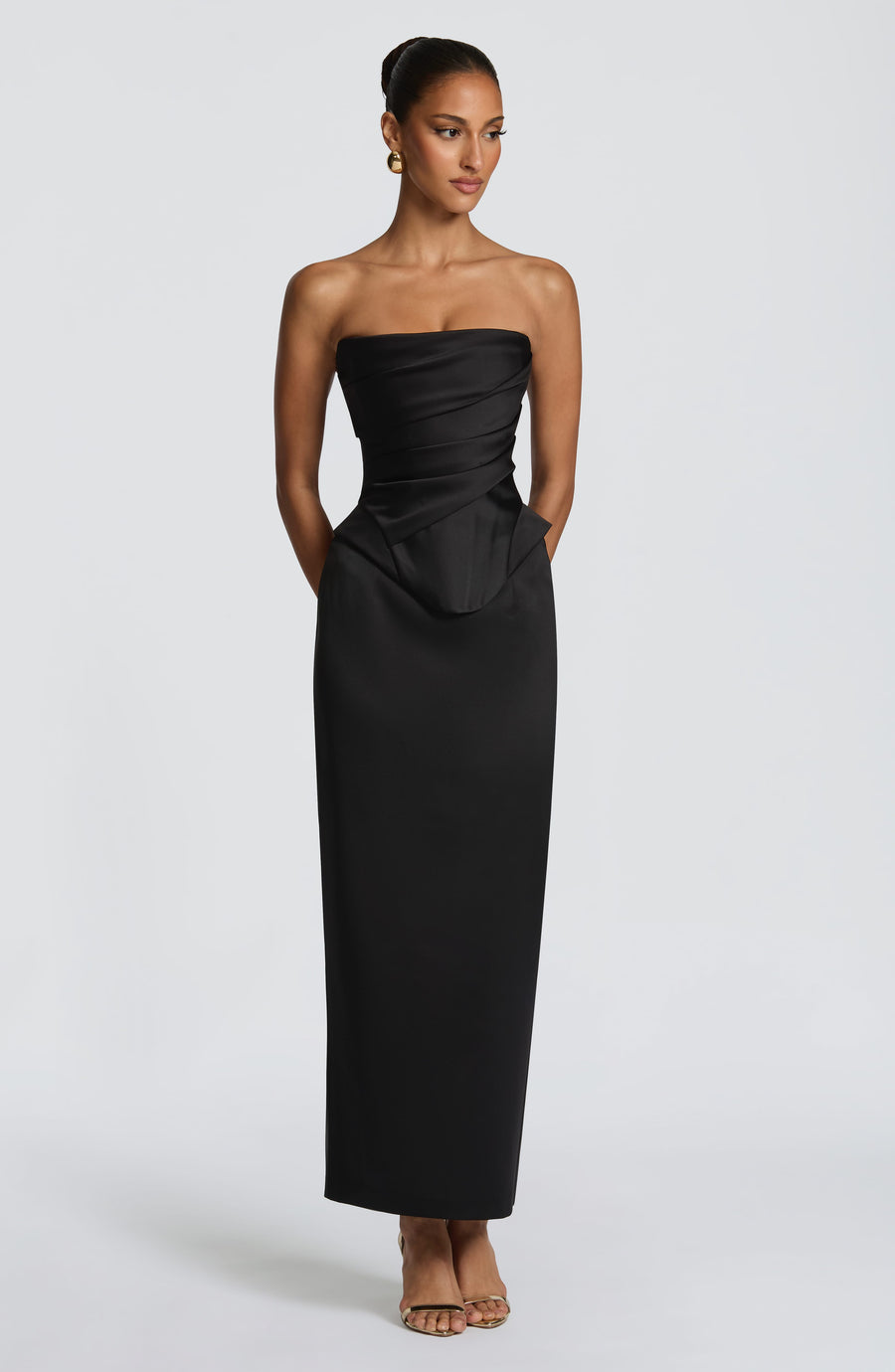 Top Corsé Sophia Negro - Moda Chic de Verano