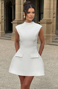 Minivestido Sophia Ivory - Linda moda de verano