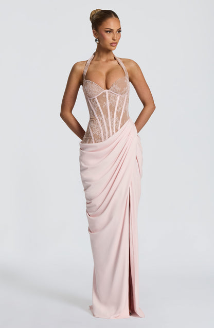 Vestido maxi de verano Sophia Blush