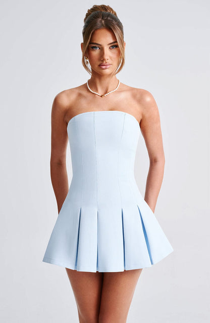 Minivestido Chloe Blue - Bonita moda de verano