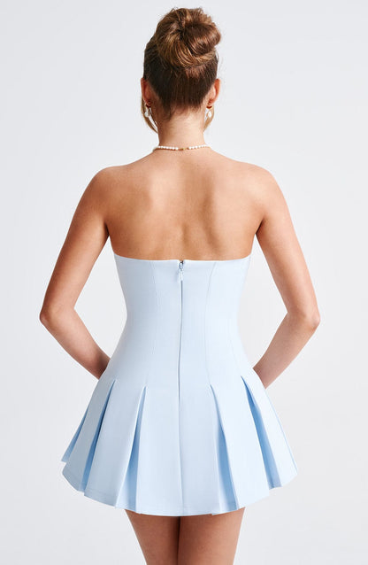 Minivestido Chloe Blue - Bonita moda de verano