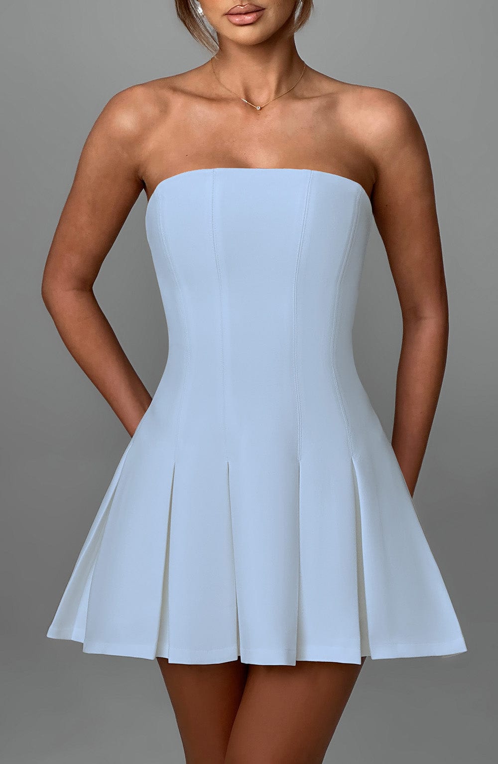 Minivestido Chloe Blue - Bonita moda de verano