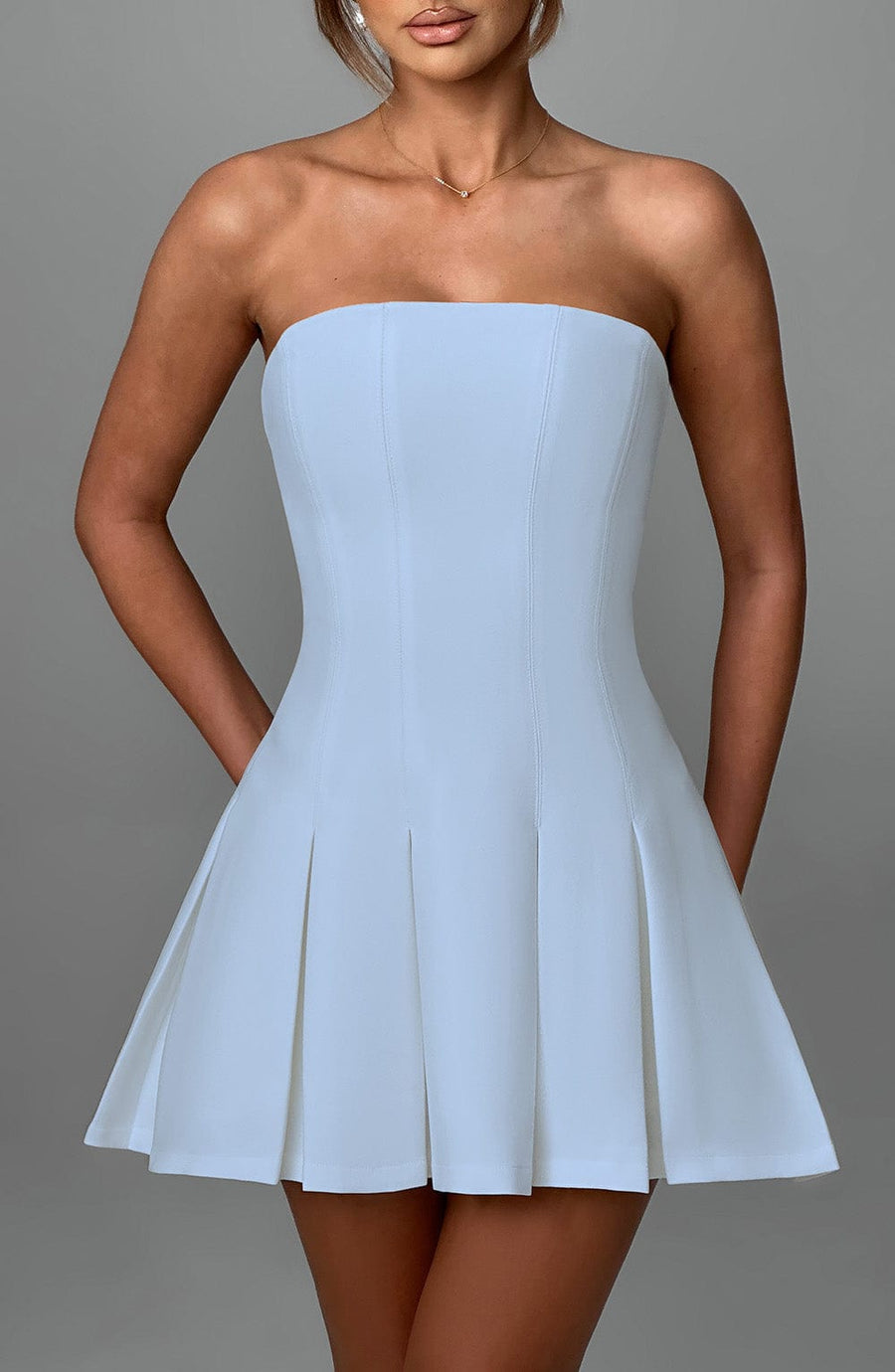 Minivestido Chloe Blue - Bonita moda de verano