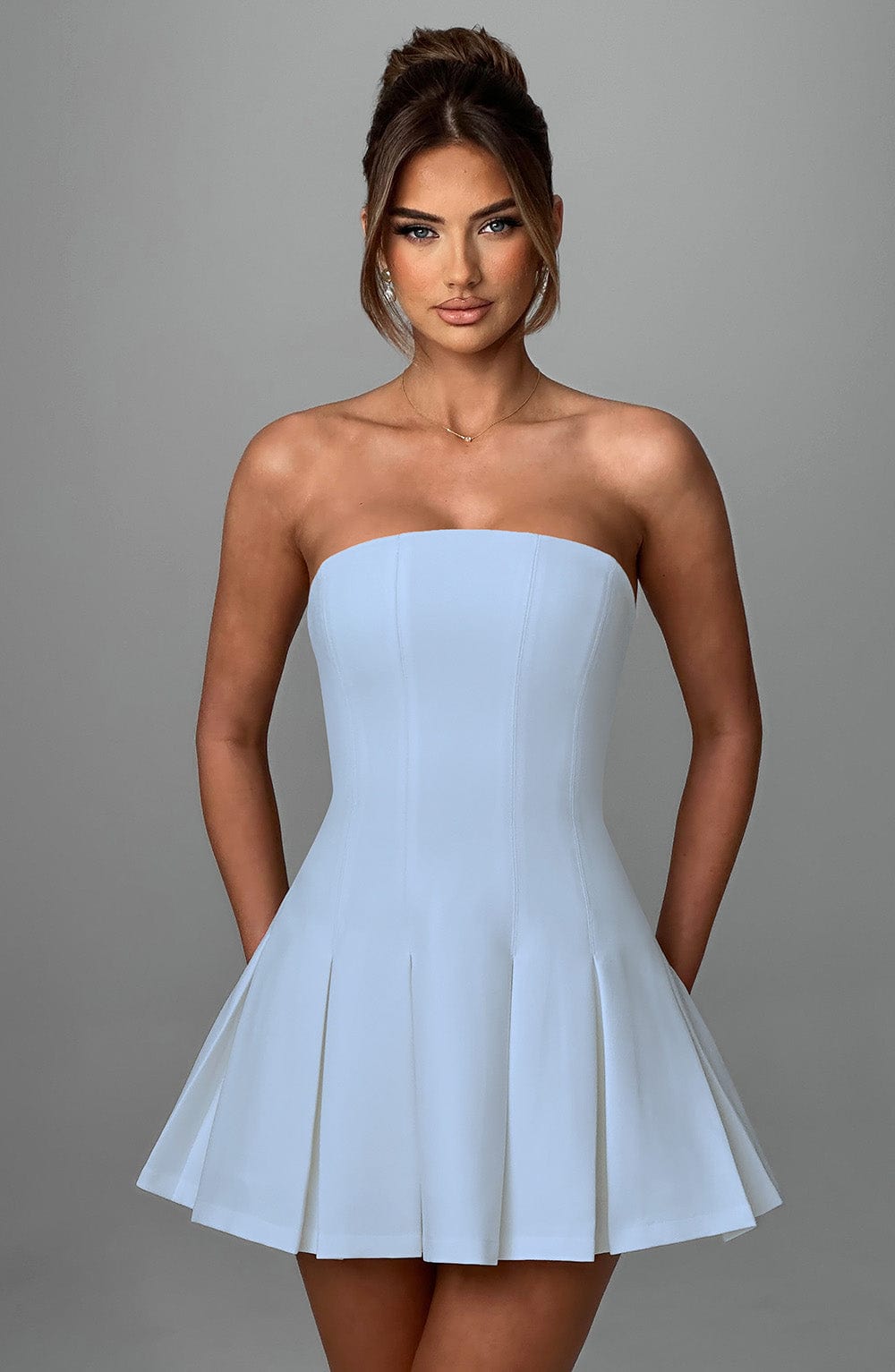 Minivestido Chloe Blue - Bonita moda de verano