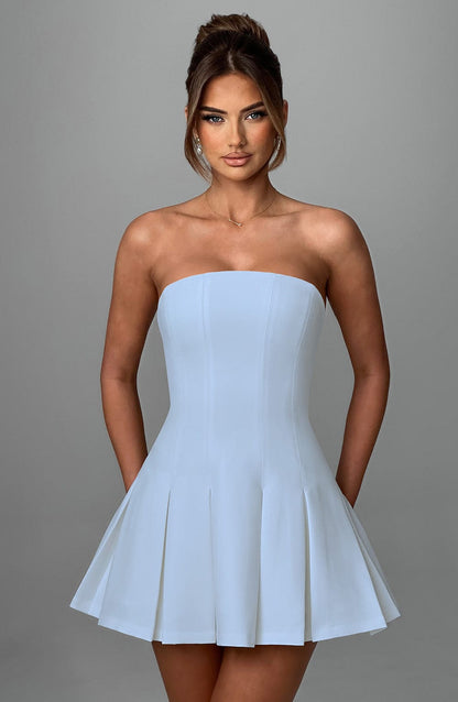 Minivestido Chloe Blue - Bonita moda de verano