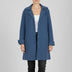 Chaqueta de mujer con cuello - Azul