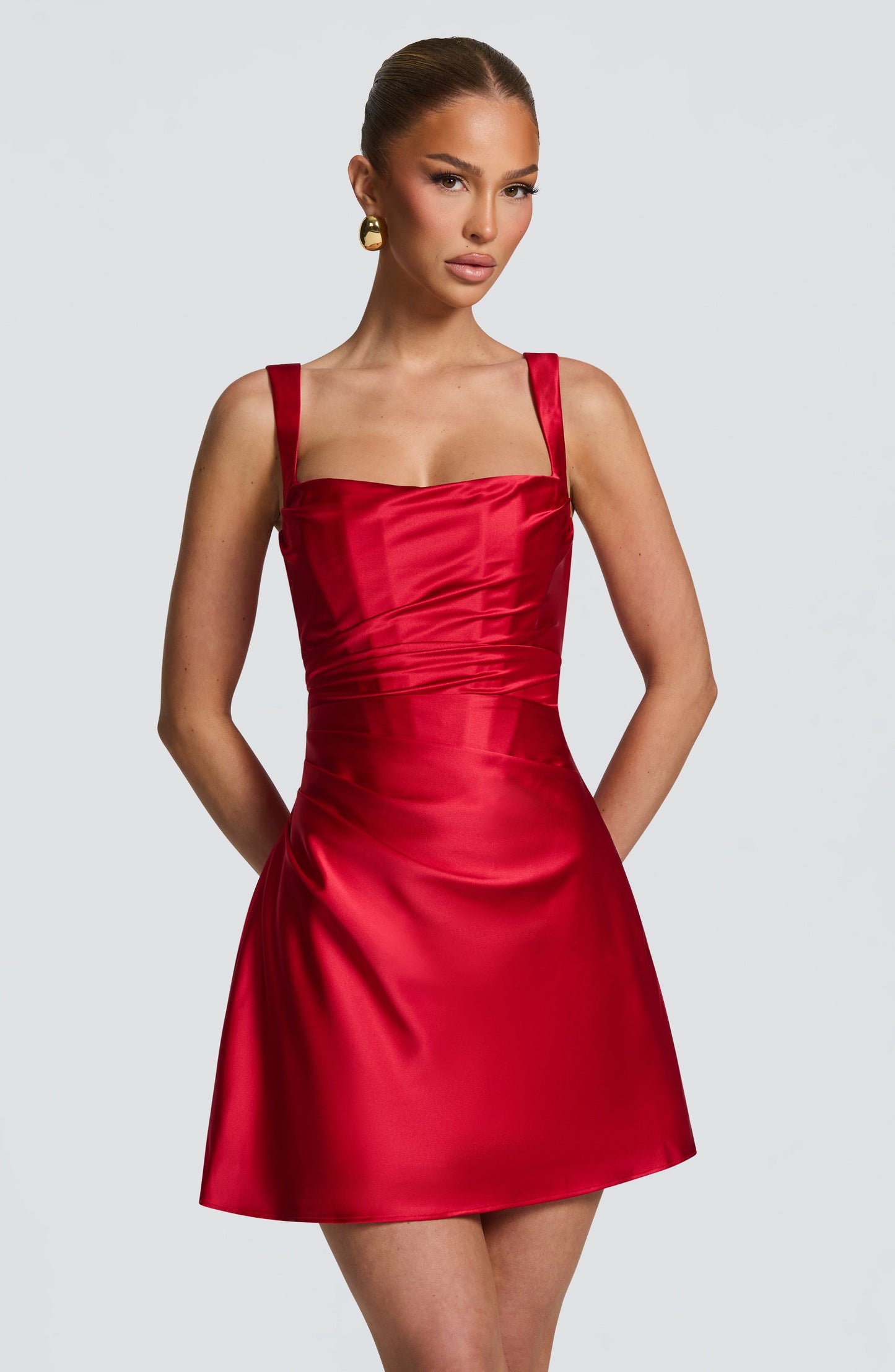 Minivestido rojo Sophia - Perfecto para el verano
