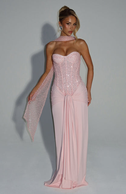 Vestido Maxi de Verano Sophia Blush