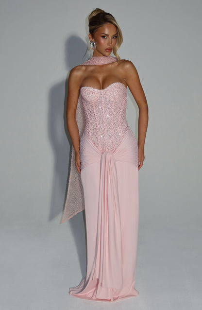 Vestido Maxi de Verano Sophia Blush