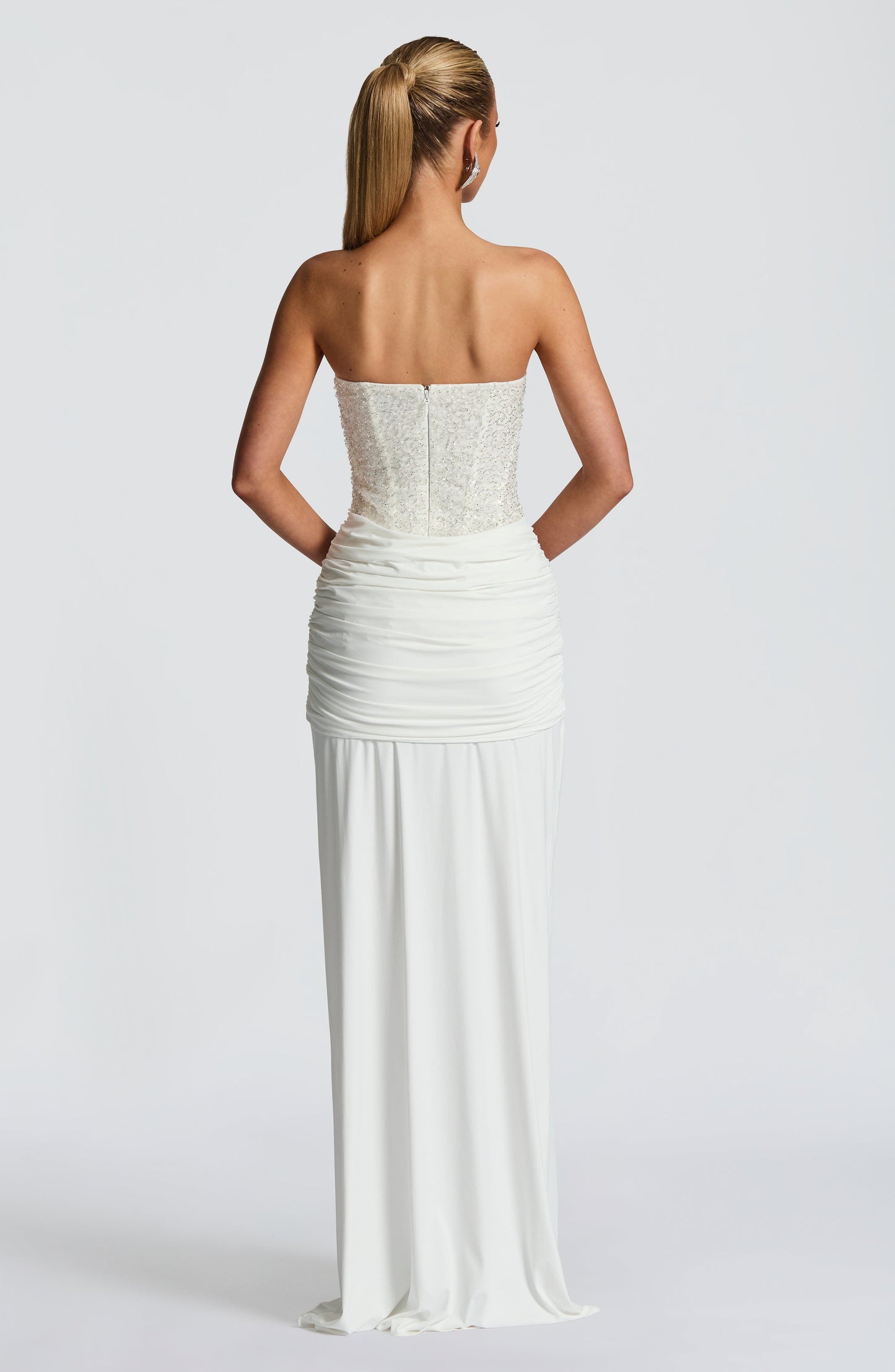 Vestido maxi de verano Sophia Ivory