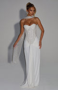 Vestido maxi de verano Sophia Ivory