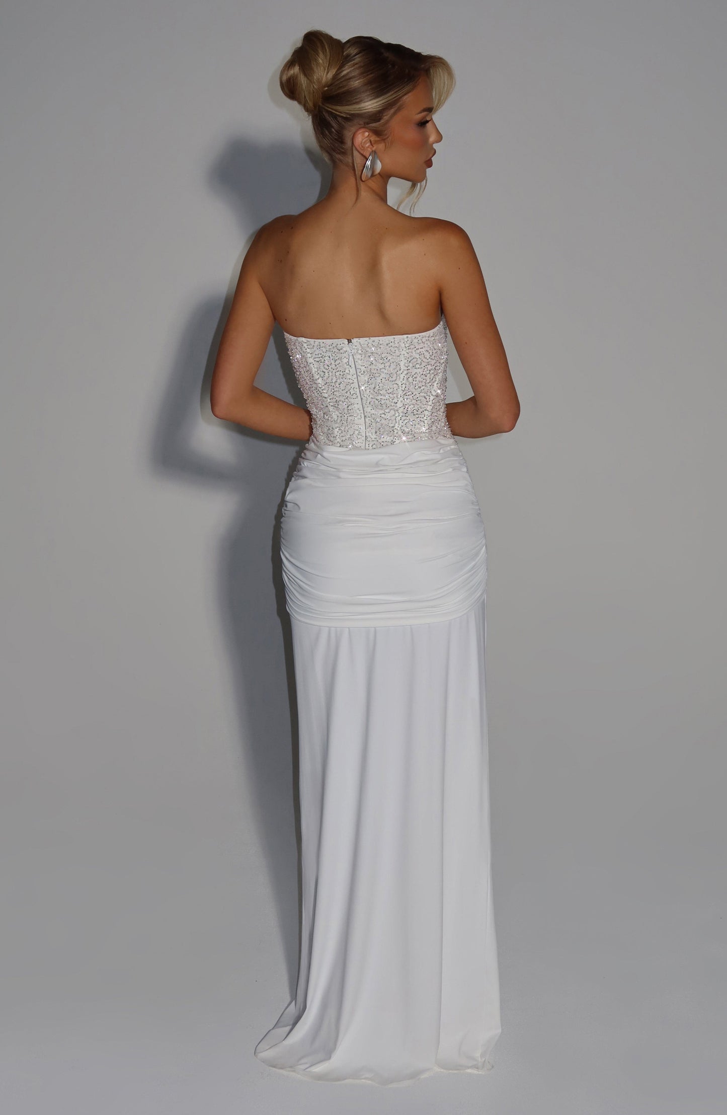 Vestido maxi de verano Sophia Ivory