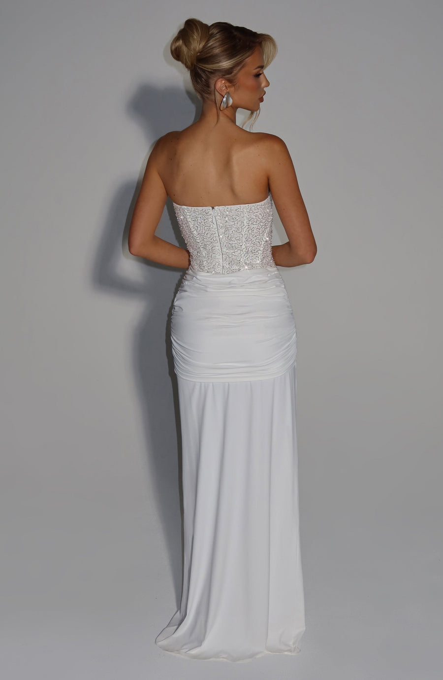 Vestido maxi de verano Sophia Ivory