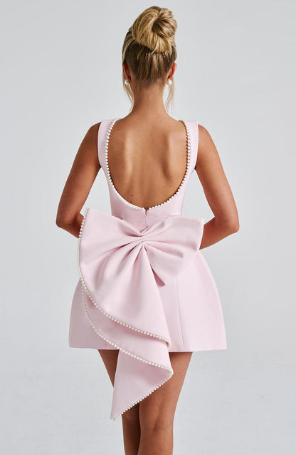 Vestido corto Emily Blush - Moda veraniega adorable