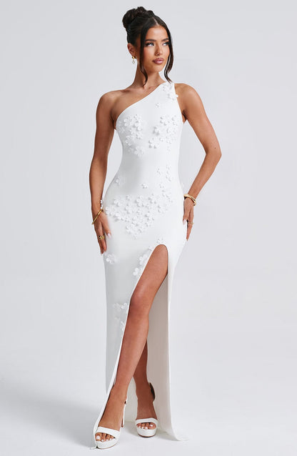 Vestido largo de verano Sophia Ivory