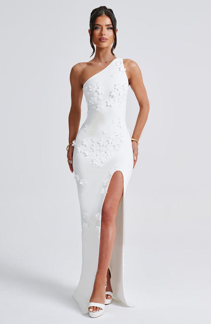 Vestido largo de verano Sophia Ivory