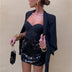 Alice | Falda de lentejuelas brillantes - Negro