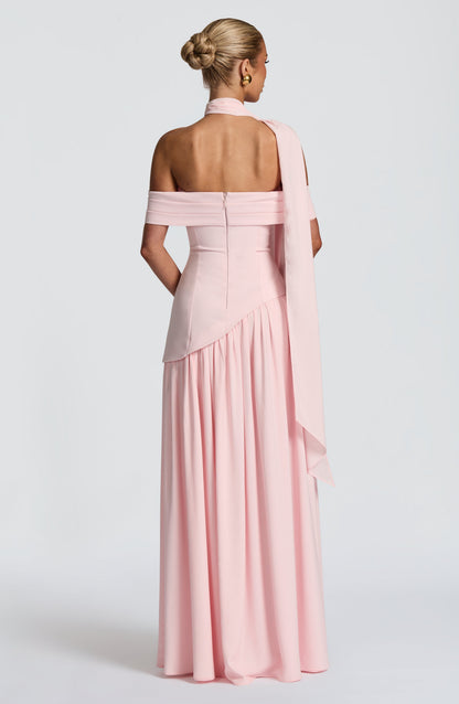 Vestido largo de verano Sophia Blush