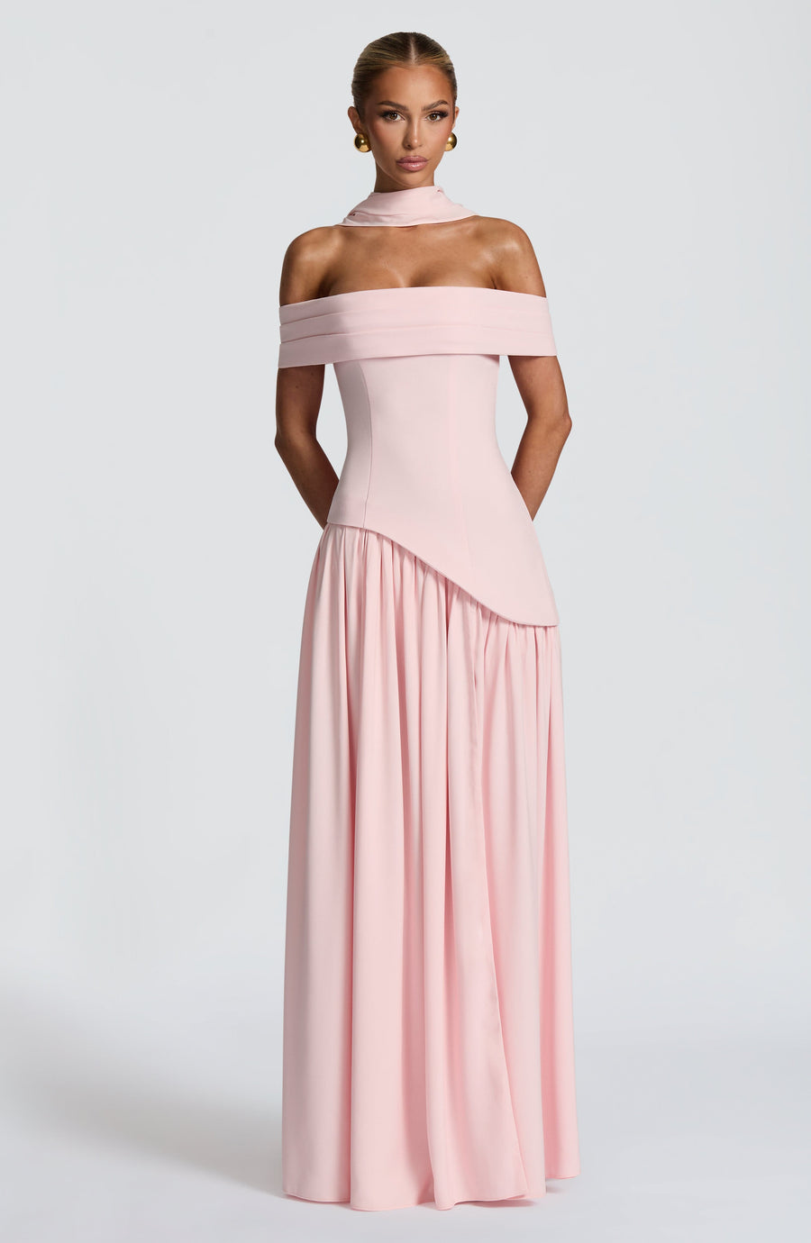 Vestido largo de verano Sophia Blush