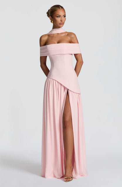 Vestido largo de verano Sophia Blush