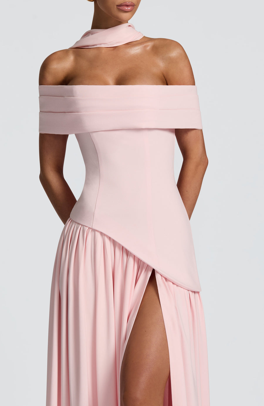 Vestido largo de verano Sophia Blush