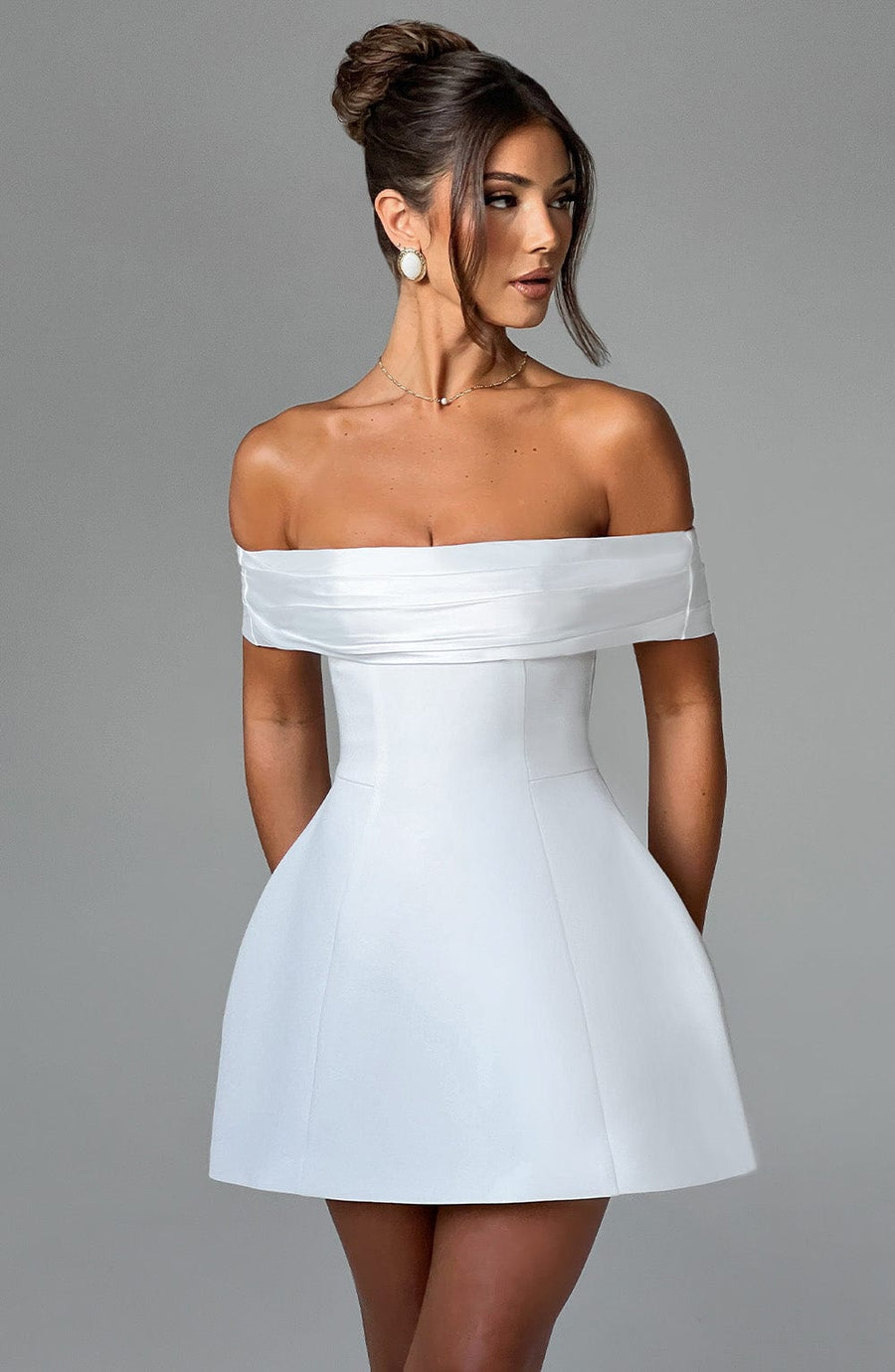 Chloe Ivory Mini Sundress - Lindo vestido de verano