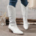 Emma | Botas cowboy de caña alta bordadas para mujer - Blanco