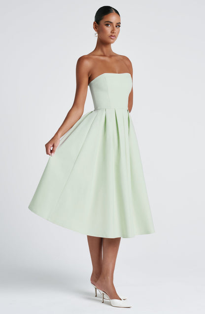 Vestido midi Sophia Mint - Perfecto para el verano