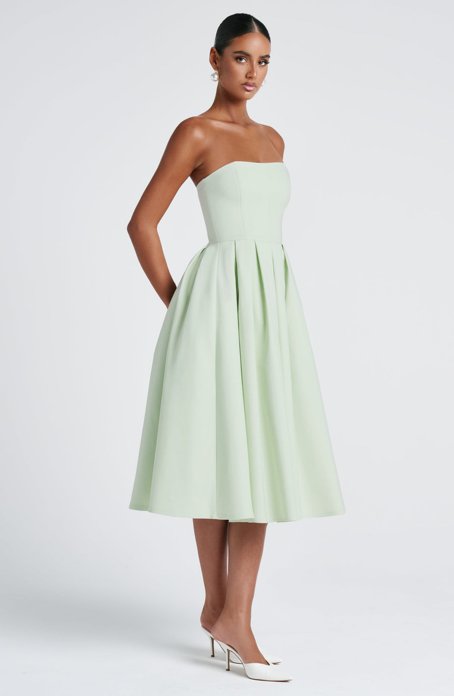 Vestido midi Sophia Mint - Perfecto para el verano