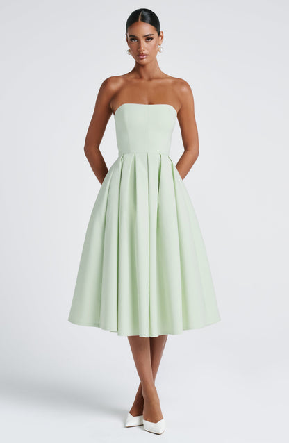 Vestido midi Sophia Mint - Perfecto para el verano