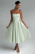 Vestido midi Sophia Mint - Perfecto para el verano