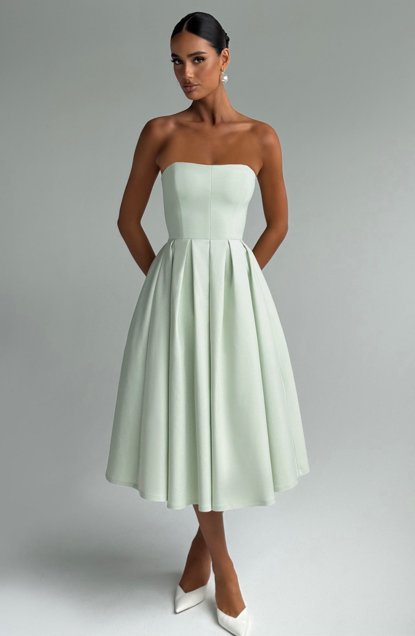 Vestido midi Sophia Mint - Perfecto para el verano