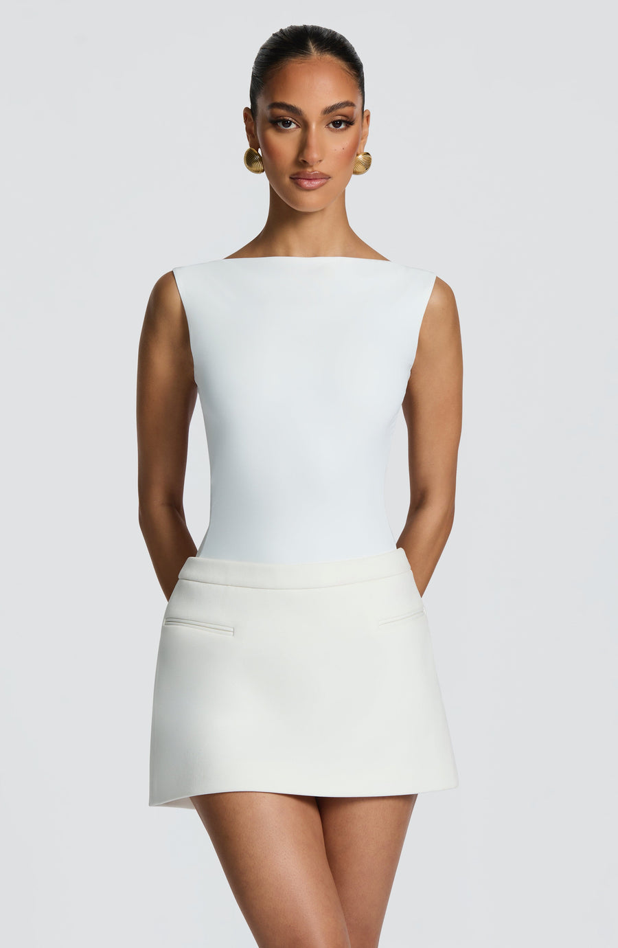 Minifalda Lila Marfil - Moda de Verano Encantadora