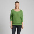 Jersey de mujer con cuello ancho