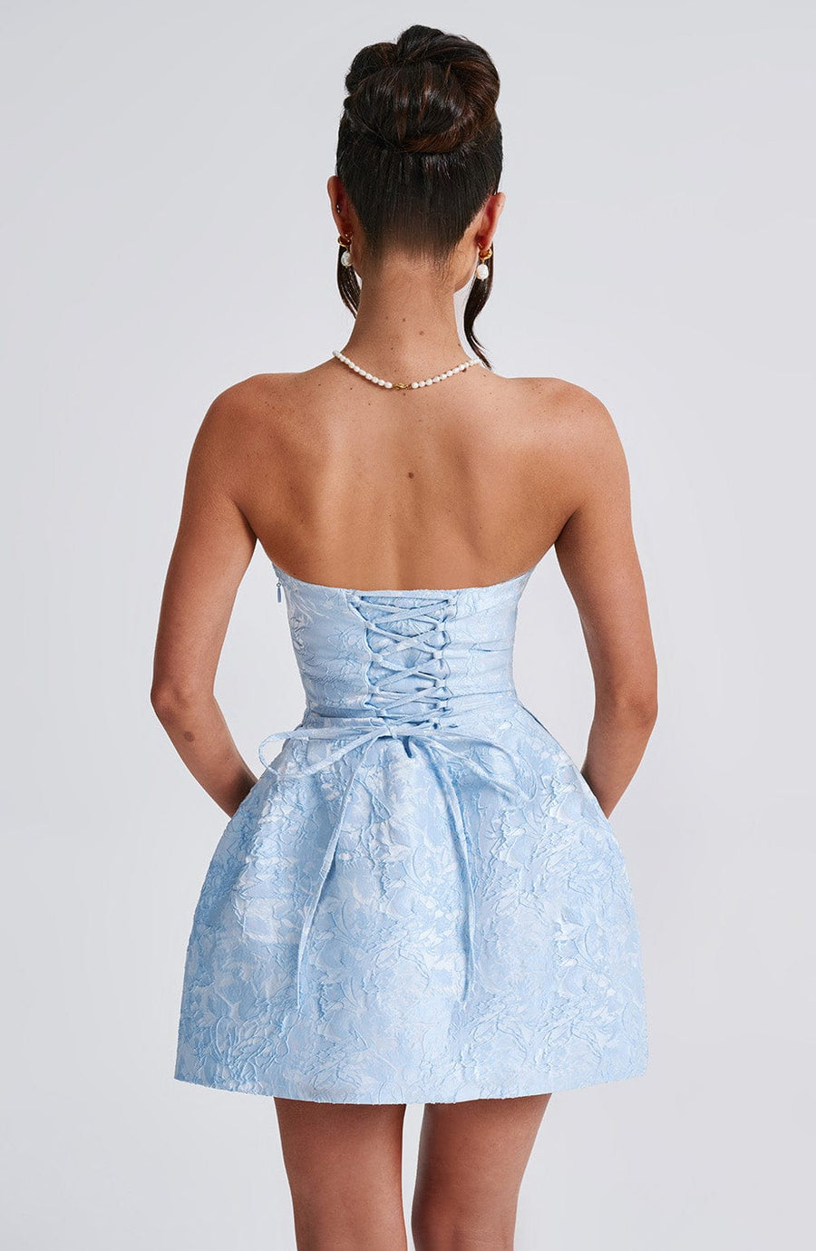 Minivestido azul Sophia para mujer