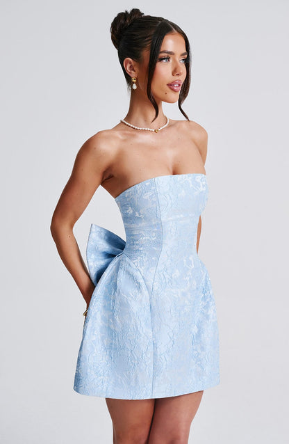Minivestido azul Sophia para mujer