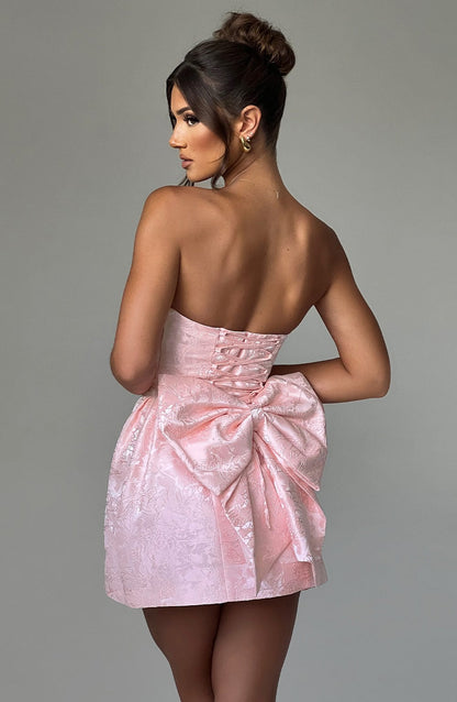 Minivestido Chloe Blush - Moda Veraniega Adorable