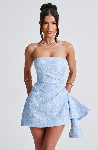 Mono corto de verano azul Chloe para mujer
