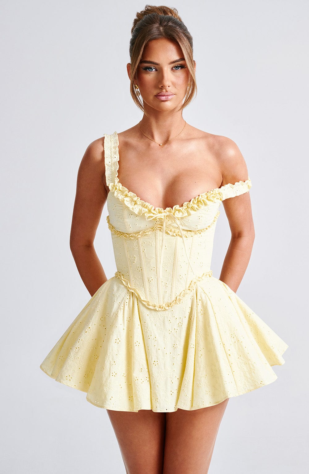 Chloe Mono Corto Amarillo Limón de Verano