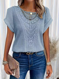 Rachel | Top de punto exquisitamente confeccionado