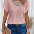 Rachel | Top de punto exquisitamente confeccionado - Rosa