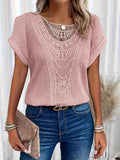 Rachel | Top de punto exquisitamente confeccionado